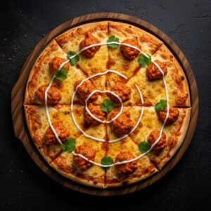 Butter Chicken Pizza