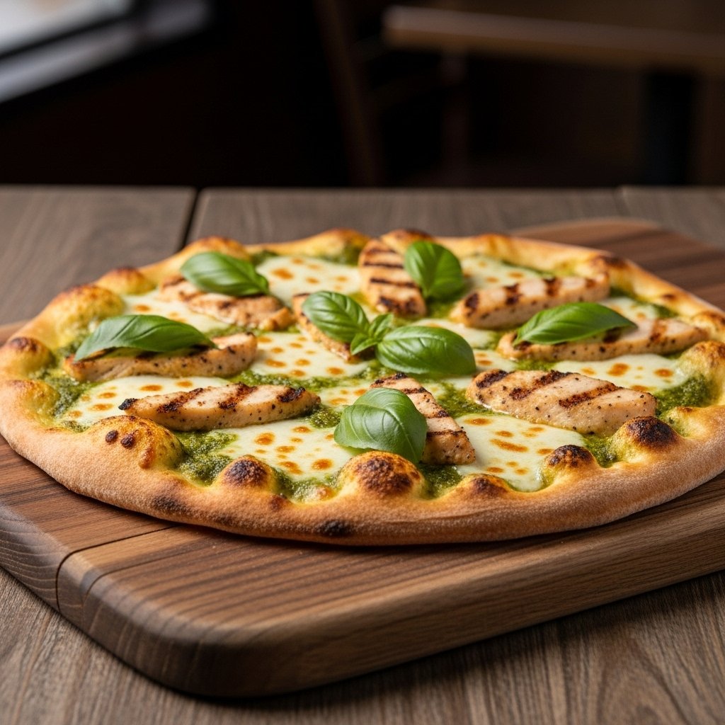 Pesto Chicken Pizza